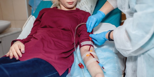Women receiving Dialysis.